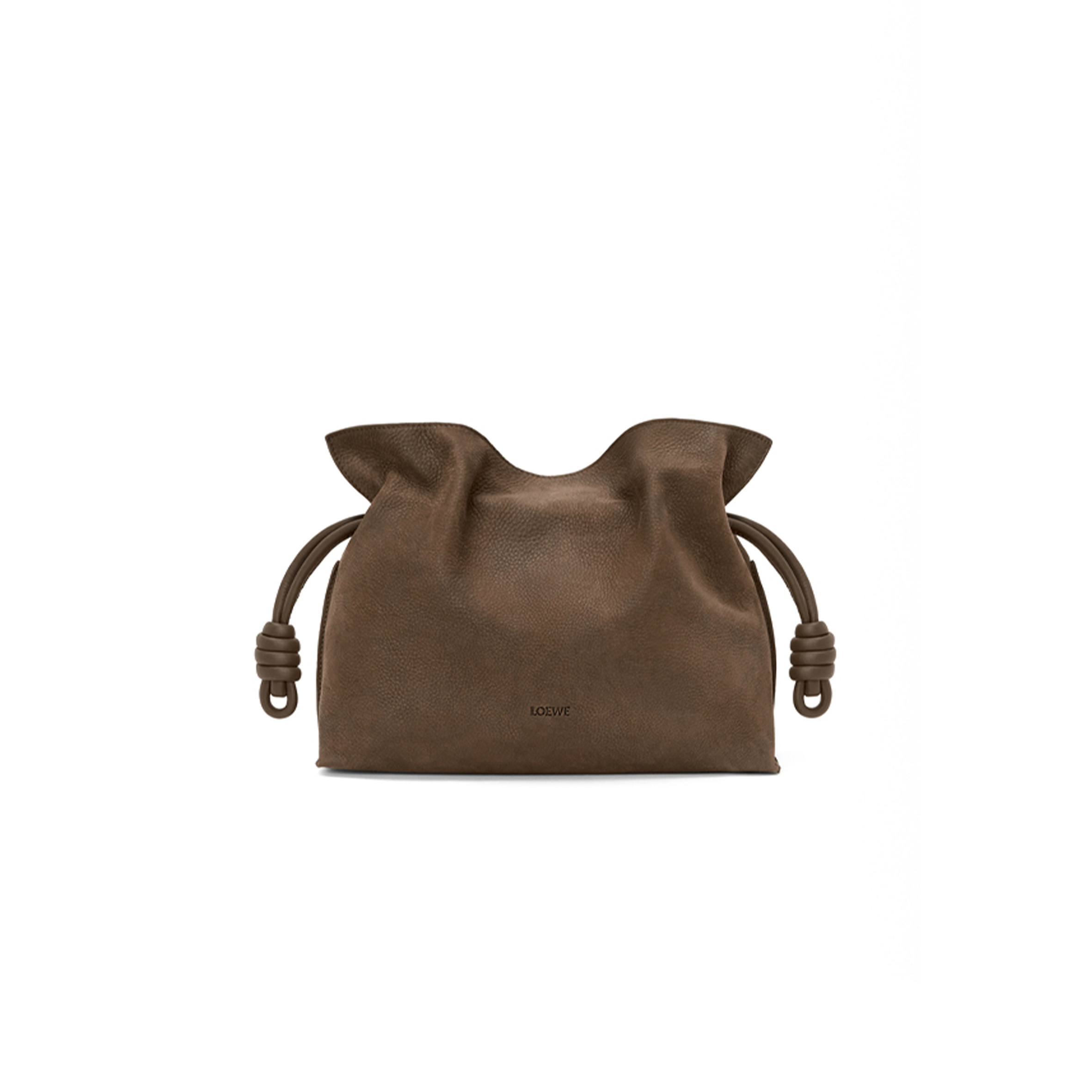 LOEWE MEDIUM FLAMENCO CLUTCH IN GRAINED NUBUCK A411FC1XDT (30*24.5*10.5cm)